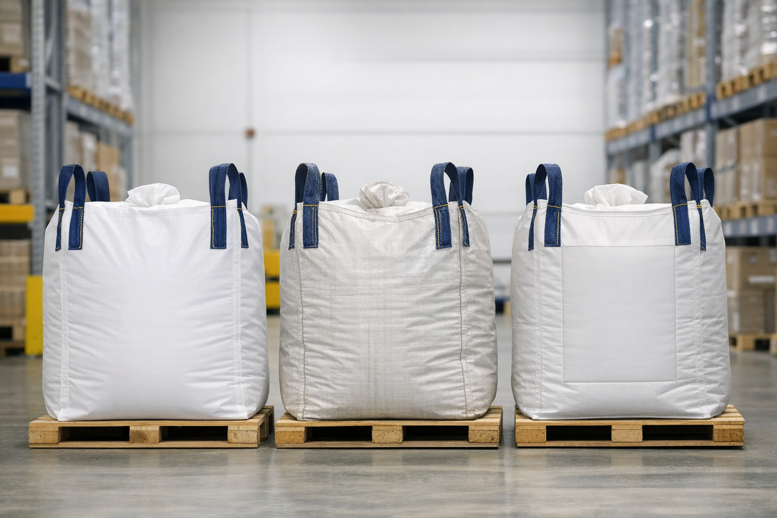 Inspección de big bags usados para reutilización